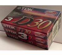 TDK D30 dinamica performance High output IEC i/tipo i (per tutti i giorni di registrazione audio cassette - 3 pezzi)