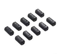 TDK - Morsetto ad anello per filtro antirumore con nucleo in ferrite, 5 mm, per segnale chiaro, confezione da 10 pezzi, colore: nero