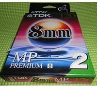 TDK P6 - 120 MP 8 mm MP Premium videocamera video tape 2 pezzi taglia unica
