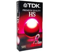TDK Premium Quality HS t-160 8 Hour EP registrazione e riproduzione video cassette - ideale per tutti i giorni di programmi your Favorite - alta qualità performance, anche in uso ripetuto