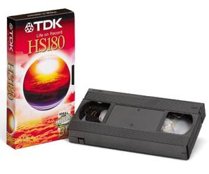 Tdk Videocas 180 Min Sistema Vhs T03152