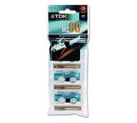 Tdk20300Us - Cassetta Micro 60 m, confezione da 3