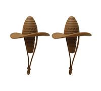 Tdkjfoutr 2 Pezzi Tappo per Bottiglia Cowboy Tappo per Bottiglia Vino In Silicone Tappo per Vino Rosso Sigillante Conservazione Freschezza Coperchio In Sughero Accessori per Bar B
