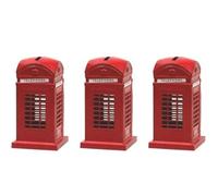 Tdkjfoutr Cabina Telefonica Salvadanaio Salvadanaio Souvenir Ottimo Regalo per I Bambini Decorazione Domestica 13 cm