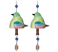 Tdkjfoutr Campana per Il Canto degli Uccelli, Decorazione Giardino, Campana per Il Canto degli Uccelli, Campana A Sospesa, Supporto per Campanella A Verde