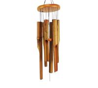 Tdkjfoutr Campanelli eolici in bambù. Campanelli Eolici Decorativi Appeso Per Interni ed Esterni da 38 pollici. Ha Un Suono Naturale Emolliente e Bello