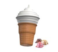 Tdkjfoutr Gelatiera Automatica, Macchina per Dessert di Frutta Congelata DIY, Mixer per Yogurt Fatto In Casa, Macchina per Gelato Soft per Bambini