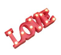 Tdkjfoutr Lampada con Lettere D' Decorazione Romantica A Sorpresa Inglese Lampada Modellante Proposta di Layout di Scena Rosa