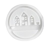 Tdkjfoutr Love House Listing Decor Stampo in Silicone Stampi per e Cemento Stampo per Decorazione Domestica Stampo in Resina Stampo per Aromaterapia