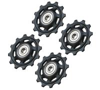 Tdkjfoutr Ruota Guida Deragliatore Posteriore per Mountain Bike Cuscinetto in Metallo Ruota Guida velocità 12T per Bici da Strada Ruota Tensione 12T