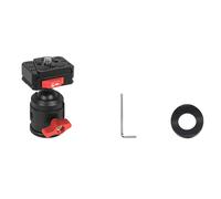 Tdkjfoutr Sgancio Rapido Universale per Fotografia Reflex 1/4 Testa Sferica Rotante A 360° Supporto per Fotocamera Panoramica B 1 PZ