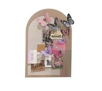 Tdkjfoutr Tabellone per Foto con Farfalle, Display per Foto, Pannello per Collage di Foto con Farfalle, Decorazioni per La Casa, Desktop, Compleanno B