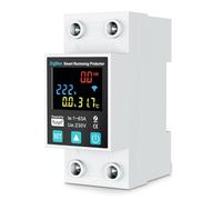 Tdkjfoutr ZigBee TUYA Smart Life 2P/63A Interruttore Differenziale Protezione da Sottotensione Relè Contatore di Energia