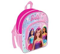 TDL Barbie Princess - Zaino per la scuola materna con tasca frontale laterale in rete, Multi, Taglia unica
