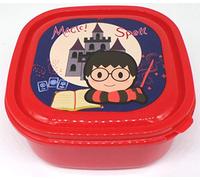 TDL Harry Potter Sacco per Il Pranzo - Licenza Ufficiale - 13.5 x 13.5 x 6 cm - Senza PVC - PP Plastica - Sandwich Box