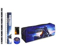 TDL Mandalorian - Astuccio e set di cancelleria, Blu, Astuccio