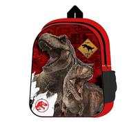 TDL Zaino da scuola e da viaggio per bambini per bambini, Jurassic World - T-rex Zone