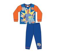 TDP Textiles Pigiama da bambino a maniche lunghe per bambini Blippi Kids 3-4 anni Blu
