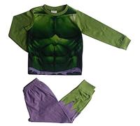 TDP Textiles Pigiama per ragazzi di Hulk, verde, taglia 2-8 anni (7-8 anni, verde)