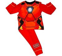 TDP Textiles Set pigiama Marvel Iron Man - Taglia 2-8 anni (7-8 anni) Rosso