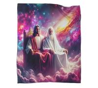 TDSNKAVHB Jesus - ReligionCoperte 3D in Flanella SacredCoperta Decorativa Per Bambini, Ragazzi, Ragazze, Coperta Super Morbida, Adatta A Tutte Le Stagioni50x60inch(127x152cm)