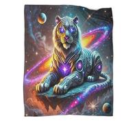 TDSNKAVHB TigerCoperta A Getto 3D in Flanella FantasyDecorazione Della Camera Da Letto Per Bambini, Ragazzi, Ragazze, Coperta Super Morbida, Adatta A Tutte Le Stagioni70x80inch(180x200cm)