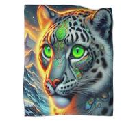 TDSNKAVHB TigerCoperta A Getto 3D in Flanella Leggera FantasyViaggi E Campeggio Per Bambini E Adulti, Coperta Super Morbida, Adatta A Tutte Le Stagioni50x60inch(127x152cm)