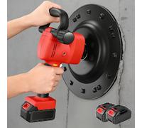 TDSYOCG Cazzuola Elettrica Professionale 1680W per Malta Cementizia, Levigatrice e Lucidatrice per Pareti in Calcestruzzo con 6 velocità Regolabili e Batteria al Litio