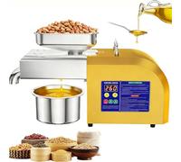 TDSYOCG Frantoio per Olio Spremitura a Freddo/Caldo da Casa, Frantoio per Olive dell'Olio Macchina Automatica, 1100W, Estrattore di Olio di Noci, Nocciolo di Oliva e Semi, capacità 4-9 kg/H