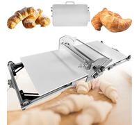 TDSYOCG Sfogliatrice Professionale per Pasta Sfoglia E Fondente Pieghevole con Impostazioni Spessore 2-30 Mm, Macchina Elettrica per Stendere L'Impasto di Commerciale per Croissant E Pasta Sfoglia