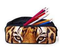 TDTRADD Simpatico astuccio portapenne a forma di panda con animali, idea regalo per il rientro a scuola, Ti-ger, Taglia unica, Astuccio per matite