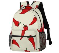 TDTRADD Zaino Hot Chilli, Red Peppers, leggero, da viaggio, casual, borsa per computer, borsa a tracolla, Multicolore, Taglia unica