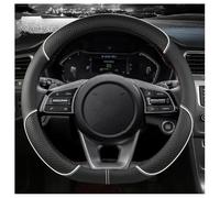 TDXWFBH Coprivolante Auto in Pelle per Audi A1 A1 S-Line A1 S A2 A3 S-Line A3 8P 8V A3 1995-2024 2025, Copri Volante Copristerzo Traspirante e Antiscivolo Copertura Volante Accessori,D