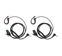 TDYU Auricolare a forma di G, per walkie talkie con microfono PTT per radio Talkabout MH230R MR350R T200 T200TP T260 T260TP T460 T600 MT350R a 2 vie