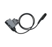 TDYU Civilian Z-Tactical U94 PTT Adattatore Cavo Auricolare Spina Push to Talk per Hytera PD600 PD602 PD605 PD662 PD665 PD680 PD682 PD685 X1P X1E