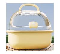 tDZP7yWpc Gabbia per Uccelli Gabbia for pappagalli da asporto, Speciale for Uccelli, Gabbia Portatile for, Borsa for di Piccole Dimensioni, Mini for(Yellow)