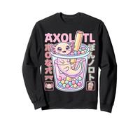 tè a Bolle Kawaii Axolotl Boba Lover Felpa