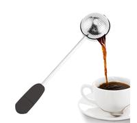 Tè a foglia sfusa più ripido - Pastore a sfera di tè, produttore di tè in acciaio inossidabile - diffusori di tè per tè sfuso, accessori da tè a manico lungo per bevitori