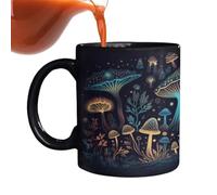 Tè ai funghi, tè ai funghi - caffè con motivi che cambiano colore 12 once | Bicchieri di cioccolato caldi, regali nuovi per donne e uomini,