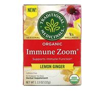 Tè Al Limone E Zenzero Organico Immune Zoom 16 Sacchetti (Confezione Da 6)