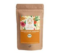 Tè alla frutta sciolto, biologico, con olivello spinoso, pezzi di mela, fiori di ibisco, bucce di rosa canina - 200 g