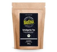 Tè all'achillea bio 250g | Achillea Millefolium | 100% Vegan | Compositae | Puramente erboristico | Imbottigliato e certificato in Germania | Biotiva
