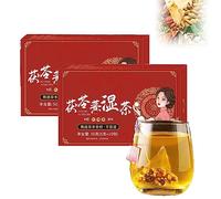 Tè alle erbe per la pulizia dell'umidità del corpo, tè per la pulizia delle pietre alle erbe, tè per rimuovere l'umidità, nutrire il fegato e proteggere il fegato (2BOX)