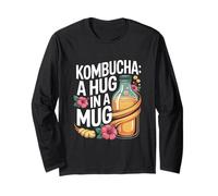 tè allo Zenzero all'ibisco Kombucha A Hug in A Mug Maglia a Manica