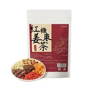 Tè allo zenzero e giuggiola con zucchero di canna, tè ai fiori confezionato singolarmente, 100 g (10 * 10 pacchetti)(2pcs)