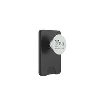 Tè amante abbraccio in una tazza di tè bevitore PopSockets PopWallet per MagSafe