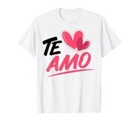 Te Amo Spanish Valentine's Day I Love You Maglietta