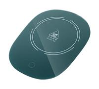 Tè Caffè Riscaldatore Pad Drink Heater Vassoio Touch Control Sottobicchiere Termico Verde Verde 55 ° Termostato pad 16,5 x 12 x 2 cm