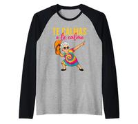 Te Calmas O Te Calmo Messicano Spagnolo Madre Mamma Espressione Maglia con Maniche Raglan
