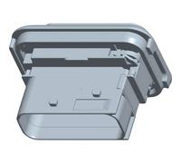 TE Connectivity 1-1564526-1 Morsettiera per CS HDSCS, MCP Totale poli 18 1 pz